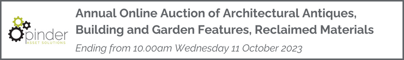 Annual Auction of Architectural Antiques, Building and Garden Features, Reclaimed Materials