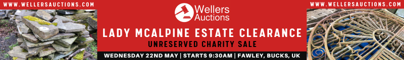 Lady McAlpine Estate Clearance Unreserved Charity Sale - Live online auction  Wednesday 22nd May 