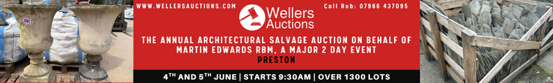 The Annual Architectural Salvage Auction on Behalf of Martin Edwards RBM